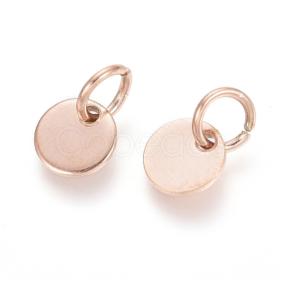Ion Plating(IP) 304 Stainless Steel Charms STAS-I124-01A-RG-1