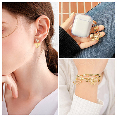 18Pcs 9 Styles Brass Pendants KK-TA0001-87-1