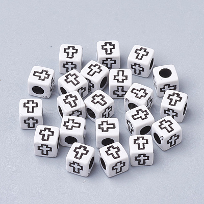 Craft Style Acrylic Beads MACR-Q226-01D-1