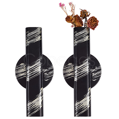 Iron Self Adhesive Flower Vases AJEW-WH20020-431A-1