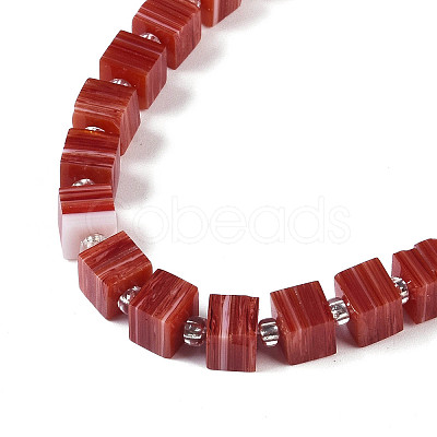 Handmade Nepalese Lampwork Beads Strands LAMP-M019-01G-1