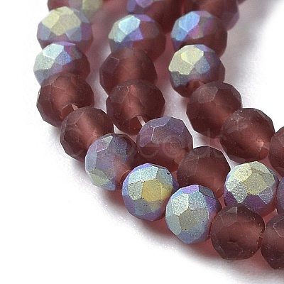 Imitation Jade Glass Beads Strands EGLA-YW0003-19B-10-1