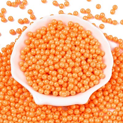 Opaque Baking Paint Glass Beads DGLA-T004-02H-1