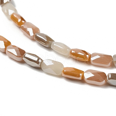 Electroplate Glass Beads Strands EGLA-P065-02A-03-1