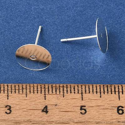 Brass Studs Earrings Finding KK-K383-05B-S-1