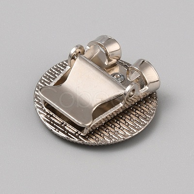 Tibetan Style Zinc Alloy Bolo Tie Slides Clasp Cabochon Settings FIND-WH0260-37J-AS-1