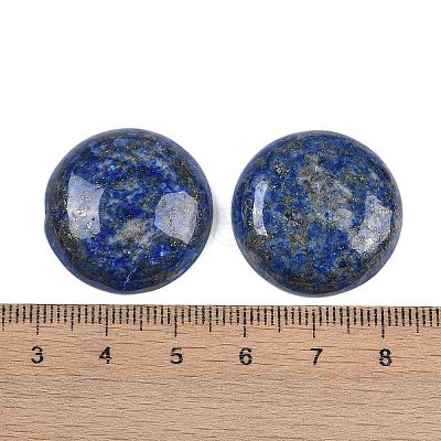 Natural Lapis Lazuli Cabochons G-H1596-FR-25mm-02-1
