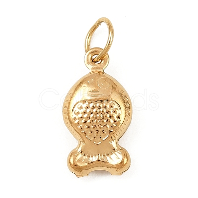 304 Stainless Steel Pendants STAS-K307-01F-G-1