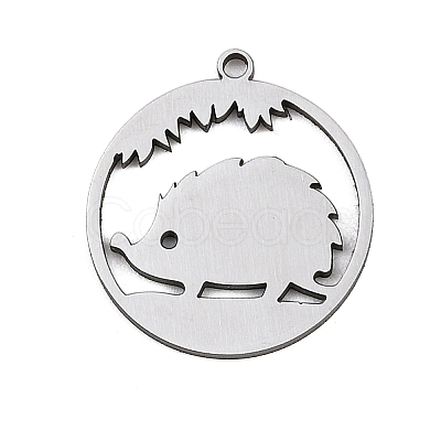 201 Stainless Steel Pendants STAS-Z155-07P-1