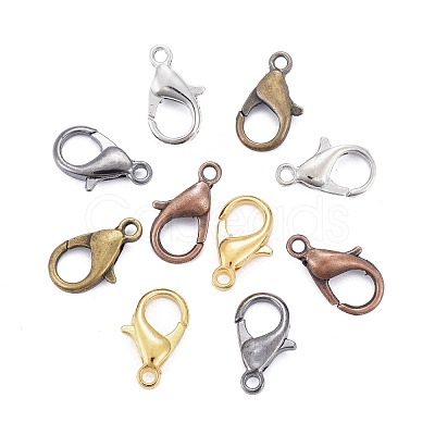 Zinc Alloy Lobster Claw Clasps E105-M-1