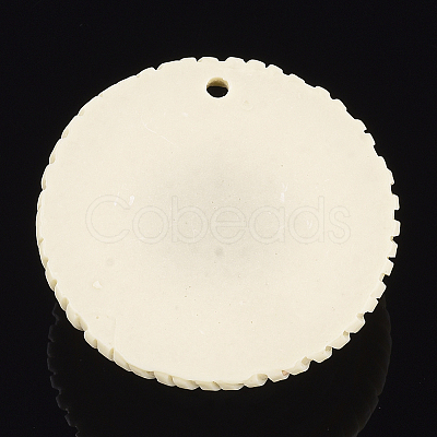 Resin Pendants RESI-T029-09B-1