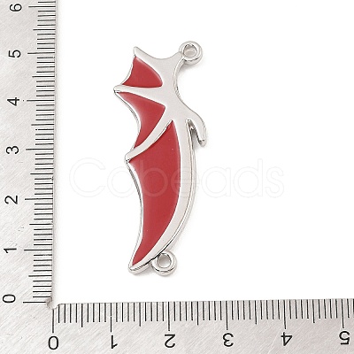 304 Stainless Steel Enamel Connector Charms STAS-Z199-07P-02-1