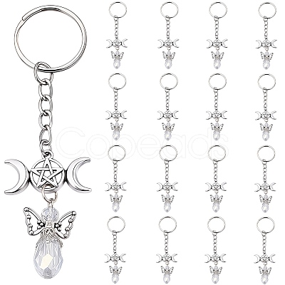 20Pcs Alloy Keychain KEYC-SC0001-15E-1
