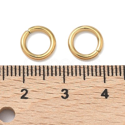 304 Stainless Steel Open Jump Rings STAS-Z178-10G-1