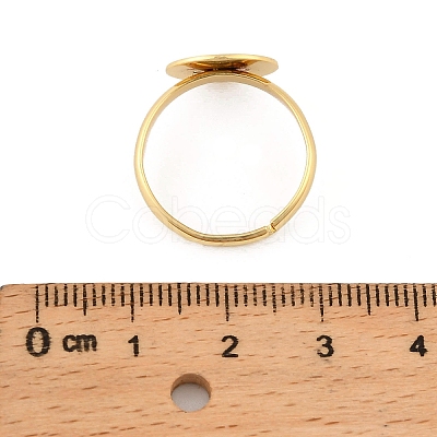 Brass Adjustable Ring Components KK-A272-03C-G-1