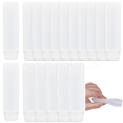 Plastic Portable Refillable Squeeze Bottles for Shampoo Lotion and Shower Gel AJEW-GF0013-51-1