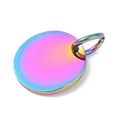 Ion Plating(IP) 304 Stainless Steel Pendants STAS-I311-32C-RC-1