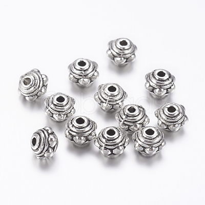 Tibetan Style Alloy Spacer Beads LF1017Y-NF-1