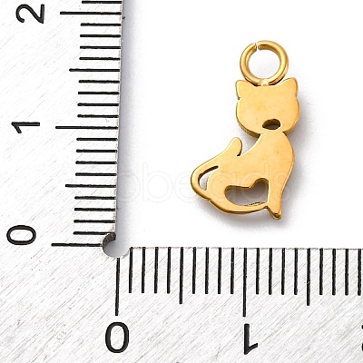 304 Stainless Steel Rhinestone Pendants STAS-I331-09G-1