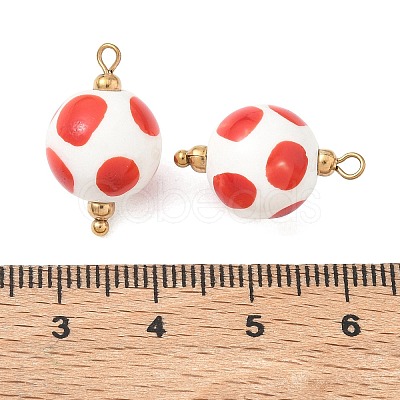 Handmade Porcelain Pendants STAS-Q119-30G-01-1