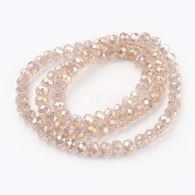 Electroplate Glass Beads Strands LS-GLAA-K027-01AB-1