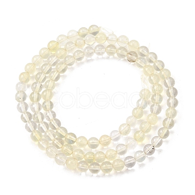 Watermelon Stone Glass Beads Strands G-L621-B08-4mm-1