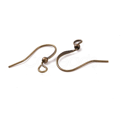 Brass French Earring Hooks KK-Q365-AB-NF-1