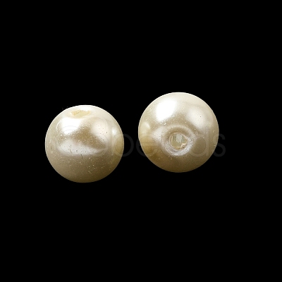 Pearlized Glass Imitation Pearl Beads HY-XCP0001-31-1