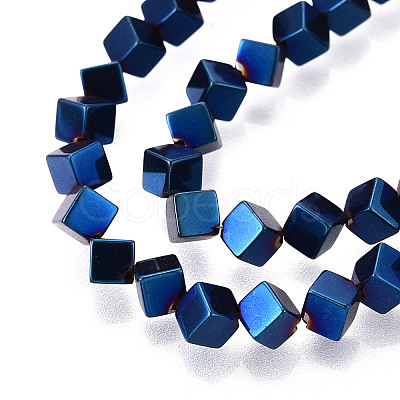 Electroplated Synthetic Non-magnetic Hematite Beads Strands G-T139-62D-1