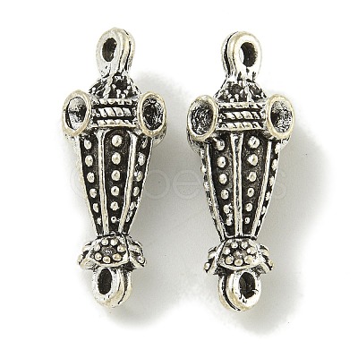 Tibetan Style Lantern Connector Rhinestone Settings FIND-U015-13AS-1