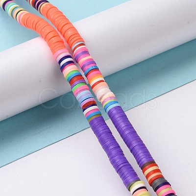Handmade Polymer Clay Bead Strands CLAY-C003-04I-1