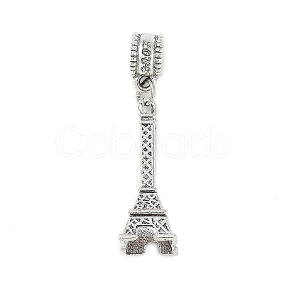 Rack Plating Brass European Dangle Charms KK-R200-02AS-02-1