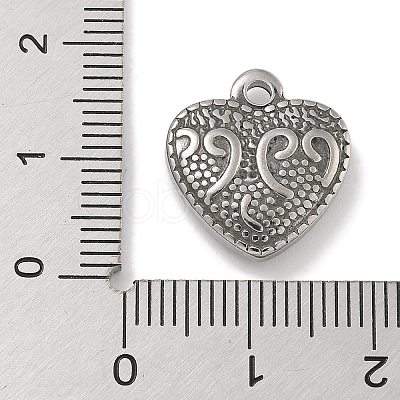 304 Stainless Steel Pendants STAS-D197-21AS-01-1