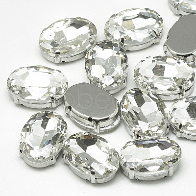 Sew on Rhinestone RGLA-T091-8x10mm-01P-1