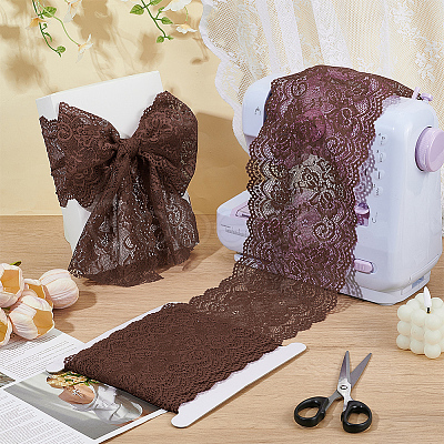 1 Roll 10% Spandex & 90% Nylon Lace Ribbon OCOR-OC0001-96E-1