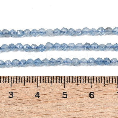 Natural Devil Blue Aquamarine Beads Strands GG-CBAF158-D01-02-1