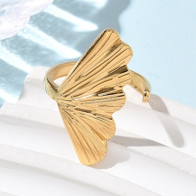 304 Stainless Steel Cuff Rings RJEW-P150-06G-1