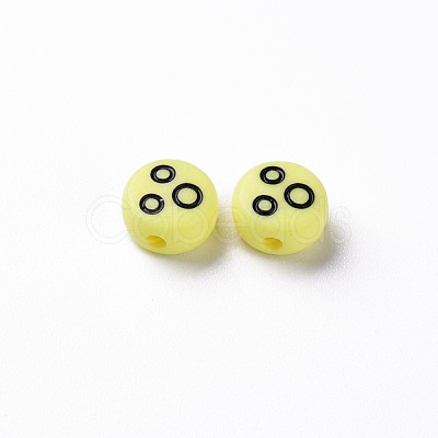 Opaque Mixed Color Acrylic Beads X-MACR-N008-42-C-1