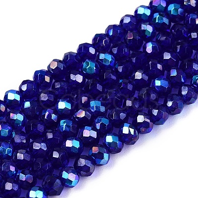 Electroplate Glass Beads Strands EGLA-A044-T2mm-L06-1