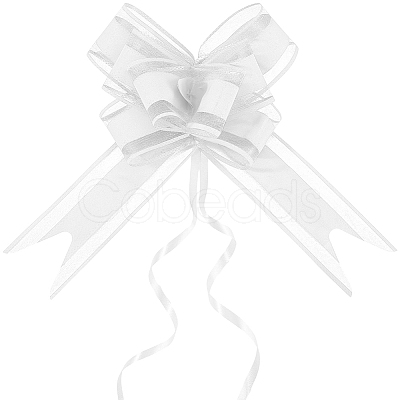 Plastic Bowknot Pull Bows AJEW-WH20064-74E-1