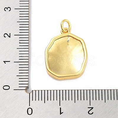 Real 18K Gold Plated Rack Plating Brass Enamel Pendants KK-M293-29G-03-1