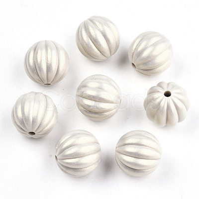 Spray Painted Acrylic Beads MACR-T037-04A-1