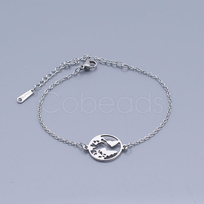 Tarnish Resistant 201 Stainless Steel Link Bracelets LS-BJEW-T011-JN506-1-1