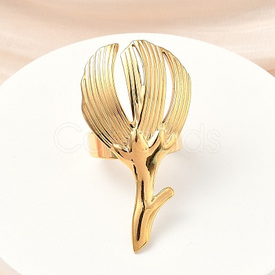 304 Stainless Steel Cuff Rings RJEW-D338-05F-G-1
