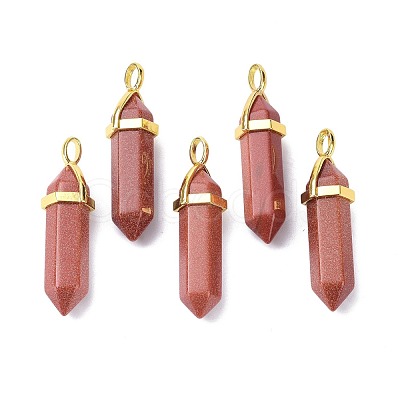 Synthetic Goldstone Pointed Pendants G-G025-01G-35-1