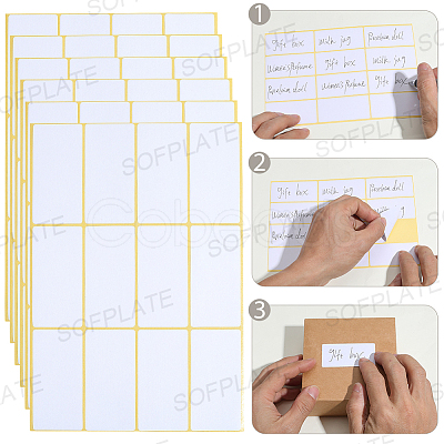 15 Sheets Paper Stickers STIC-SP0001-20A-1