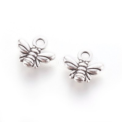 Tibetan Style Alloy Charms TIBEP-A123292-AS-LF-1