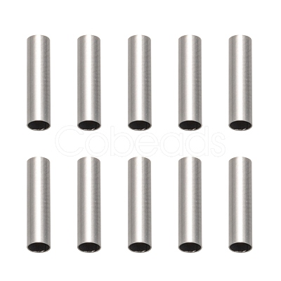 Tarnish Resistant 304 Stainless Steel Tube Beads STAS-G071-32P-1