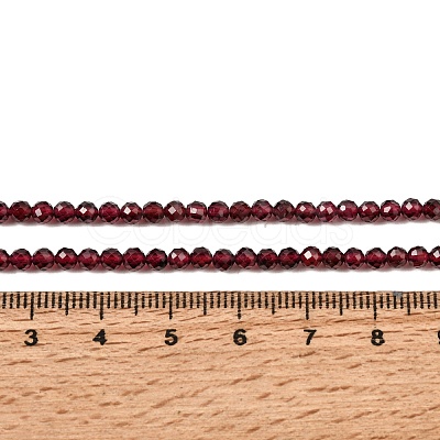 Natural Garnet Beads Strands G-A129-3mm-05-1