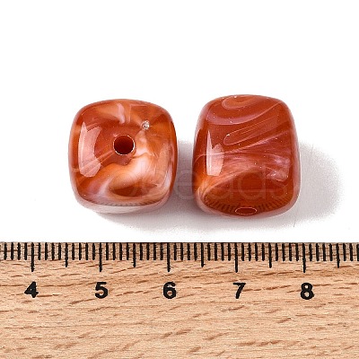 Opaque Acrylic Beads X-OACR-D320-01O-1